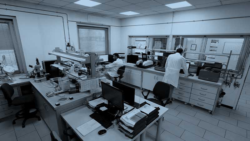 Un laboratorio e una produzione efficienti